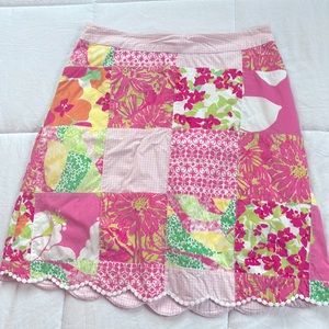Lilly Pulitzer patterned skirt